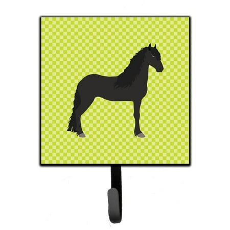 Carolines Treasures BB7741SH4 Friesian Horse Green Leash or Key Holder