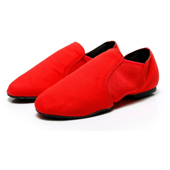 Aayomet Casual Shoes Women Wide Width Womens Fashion Jazz Shoes Ballet Dance Fitness Breathable Dark Wedges Shoes for Women,Red 5