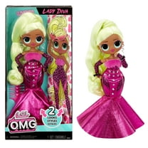 LOL Surprise OMG Lady Diva Fashion Doll with Fashions and Accessories, Ages 4 
