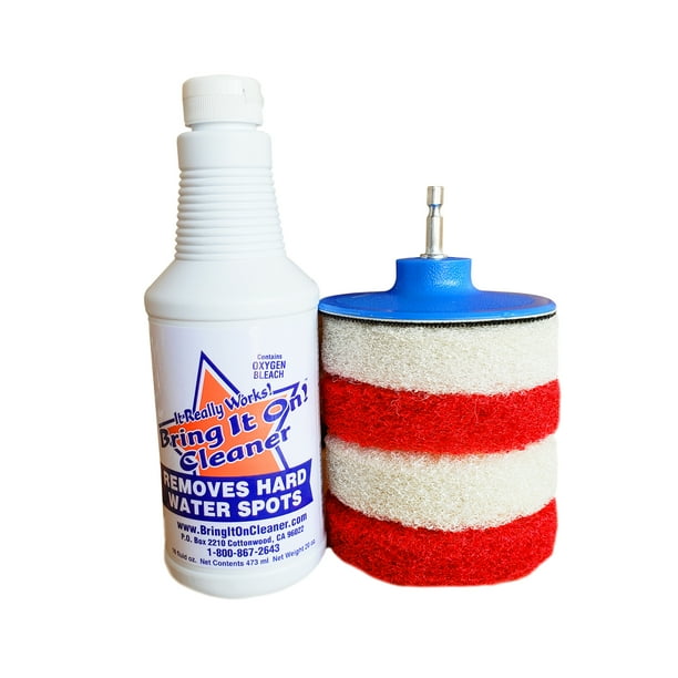 Bring It On Cleaner Glass Shower Door Cleaner, Mold and Mildew Remover, Clean Hard Water Stain
