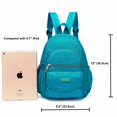 thumbnail image 3 of AOTIAN Mini Nylon Women Backpacks Casual Lightweight Small Daypack Wake Blue, 3 of 7