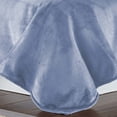 thumbnail image 2 of Sun Yin Velvet Plush Solid Blanket Collection, 2 of 4