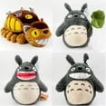 thumbnail image 2 of My Neighbor Totoro Bus - Almohada de peluche para niños, Studio Ghibmovies, Spirited Away Totoro Plush Dolls, Ata Yazaki Hayao, suave, regalos de cumpleaños zhangyuxiang unisex, 2 of 2