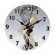 thumbnail image 3 of Reloj de pared silencioso de madera, diseño creativo, moderno y sencillo, redondo. 30 centímetros, 3 of 9