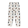 thumbnail image 5 of Xecao Yoga Labrador Retriever Women's Straight Lounge Pajama Pants: The Epitome of Relaxed Sleepwear, 5 of 9