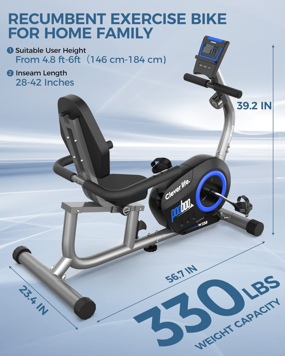 Cycool Magnetic Recumbent Exercise Bike Indoor Maldives Ubuy