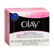 Olay Night Firming Cream, Oil-Free, Restores Hydration - 2 Oz, 6 Pack