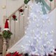 thumbnail image 2 of Decoraciones de Árbol de Navidad Collar de Colgante de Acrílico Transparente Metálico Decoración de Árbol de Navidad Colgante Ornamentos de Árbol de Navidad, 2 of 6
