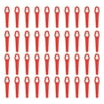 thumbnail image 2 of Trimmer Blades, 40pcs Plastic Blade Set Replacement Blade for Cordless Grass Trimmer Strimmer, 2 of 7
