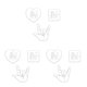 thumbnail image 2 of Cateissary Cookie Embosser Mold Lavable Reutilizable Cute Cartoon Easter Biscuit Molds Indoor Festival Celebration Baking Herramienta decorativa 3 Type1 NO1, 2 of 6