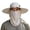 Beige, variant on Ventilated Summer Sun Hat with Integrated Fan and Wide Brim for Outdoor UPF During Fishing and Beach Activities