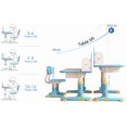 thumbnail image 4 of Widened Desktop Multi Separation Cartoon Pattern Desk Chair Set Kids Adjustable Height Study Table with Drawer Chair Set Lanzxjv, 4 of 8