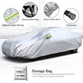 thumbnail image 5 of MATCC Car Cover Waterproof Heavy Duty Car Covers, Upgraded UV Protection Outdoor for All Weather Windproof/Dustproof/Scratch Resistant Full Car Cover Silver Up to 185''(185''L x 70''W x 60''H), 5 of 10