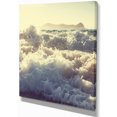 thumbnail image 2 of Vagues Blanches Rugissantes sur la Plage - Impression sur Toile de Paysage Marin, 2 of 3