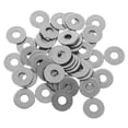 thumbnail image 4 of unbranded 50 Pcs Rondelles Plates en Métal Rondelles Plates en Acier Inoxydable Argent pour Vis, 4 of 8