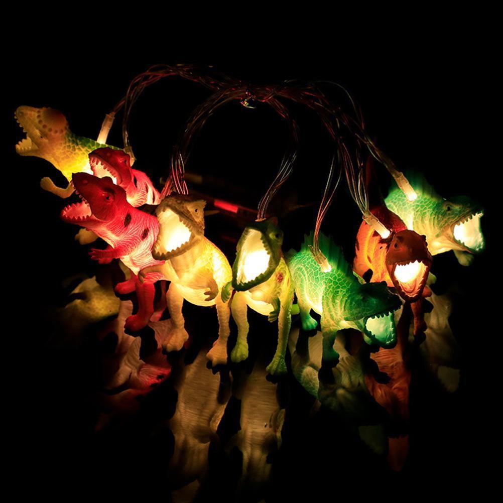 10 LED Dinosaur Fairy Lights Dinosaur Battery Operated Dinosaur String