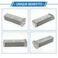 thumbnail image 6 of Unique Bargains 1 Pc Engine Oil Cooler for Porsche 912 1965-1969,for Porsche 356 1965-1969 Aluminum Alloy Transmission Oil Cooler Trans Cooler, 6 of 6