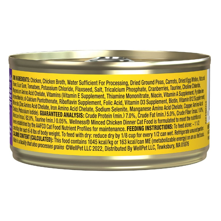 Wellness minced cheap cat food