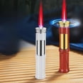 thumbnail image 3 of Portable Torches Lighter With Adjustables Red Flames Decompression Lighters for Outdoor BBQ Camping Geared, 3 of 5