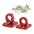 thumbnail image 4 of Almencla 2x2x 1/10 RC Crawler Trailer Towing Buckle for SCX10 D90 Red RC Climbing Car Decorations Accessories Parts Universal Tow Hooks , Red, 3 Pcs, 4 of 8