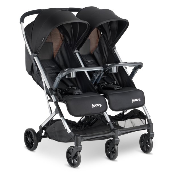 Joovy® Kooper X2, Compact Double Stroller in Black
