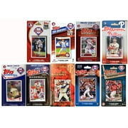 MLB Philadelphia Phillies 9 Different Licensed Trading Card Team Sets