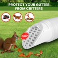 thumbnail image 3 of Protector antirroedores para bajante Furniok, inserto giratorio de 4" en color blanco, 3 of 8