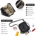 thumbnail image 5 of ROVTIULI Small Crossbody Bags for Women Vegan Leather Messenger Purses, Vintage Wallet Anti Theft Shoulder Handbags with Card Slots, 5 of 7