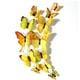 thumbnail image 3 of Billuyoard 12 Uds 3D mariposa pegatina de pared en la pared decoración del hogar mariposas para niños habitación de bebé dormitorio techo decoración Decoración del hogar amarillo, 3 of 6