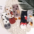 thumbnail image 2 of Aocisk Cool Animal Cartoon Design Colorful Women Socks Five Pairs Pack Novelty Cute Crew Style Multicolor One Size, 2 of 6