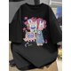 thumbnail image 1 of Men's 100% Cotton Short Sleeve T-Shirt with Playful Cartoon Print - Regular Fit Casual Summer Tee, Machine Washable Round Neck Top for Casual Attire, Youthful Design, Breathable Fabric, Summer Gifts, 1 of 6