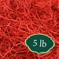 thumbnail image 1 of Arcadia Garden Products 5 Lbs - Caja De Relleno De Papel De Color Triturado Arrugado Rojo Relleno Para Envolver Regalos Y Manualidades Relleno De Cestas Confeti Embalaje Y Envío - Rpc05Rd, 1 of 2