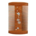 thumbnail image 1 of Lice Comb, Portable Wooden Fine Teeth Beard Comb  For Home Travel, 1 of 8