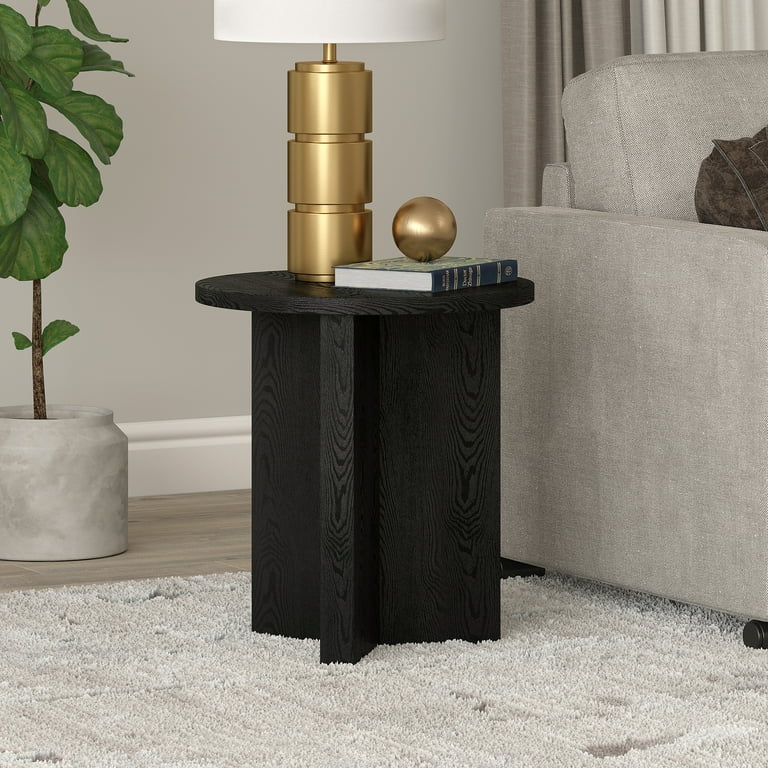 Free Shipping! Henn&Hart Modern Engineered Wood Side Table