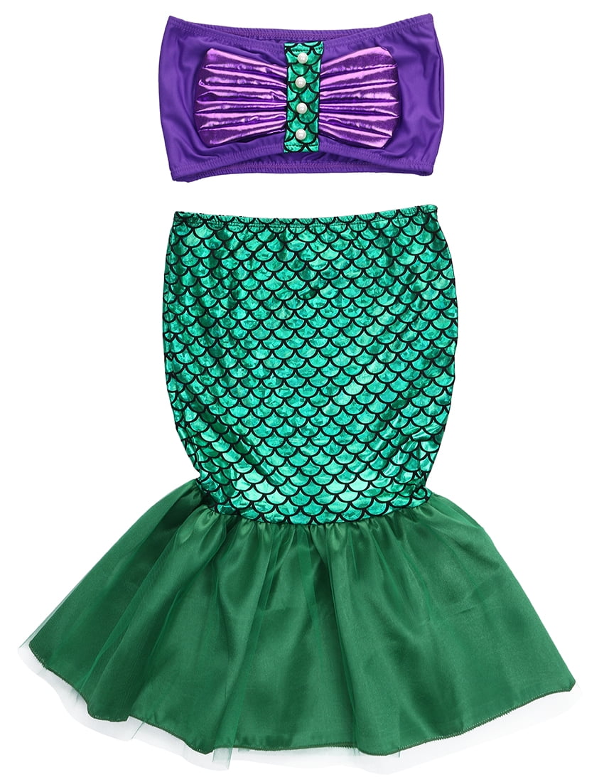 ariel green dress costume