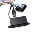 thumbnail image 4 of Active Preamp 3-band Equalizer Wiring Harness Kit with Musical String Instruments Battery Case Electronic Guitar Bass Treble Tone Control System for Pickup, 4 of 9