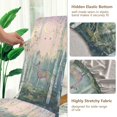 thumbnail image 5 of Yayeee 2 Pack Dining Chair Covers Stretch Parson Chairs Slipcovers Seat Protector, Night Deer, 5 of 6