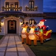 thumbnail image 1 of Inflable de Navidad Artego trineo con renos y regalos con led 2.1m, 1 of 7