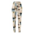 thumbnail image 4 of Gibobby Leggings Vinipiel Mujer Pantalones bota con estampado informal primavera y otoño para mujer（Beige， S), 4 of 5