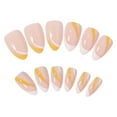 thumbnail image 4 of French Nails - 24 Orange Finished False Nail Patch for Women for Pressing with Strong Jelly Glue, 4 of 5