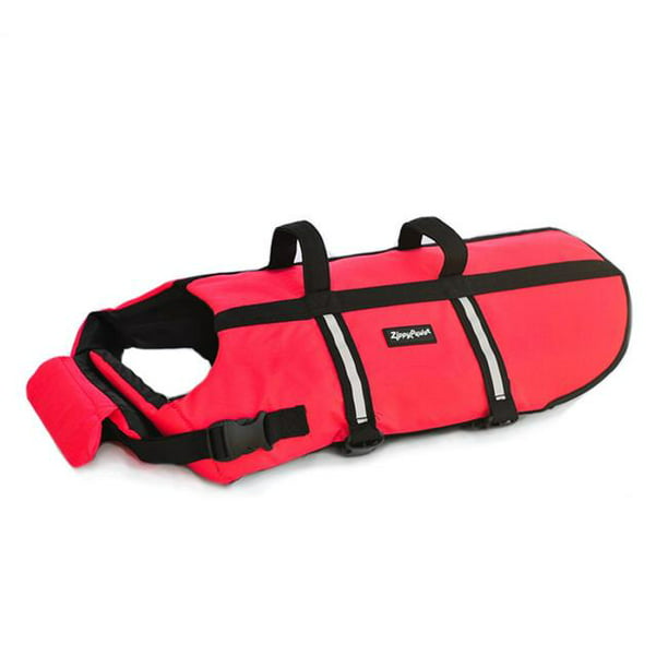 ZippyPaws Adventure Dog Life Jacket Dense Foam Water Floating Red ...
