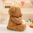 thumbnail image 5 of Birthday Cake Teddy Bear Plush Toy - 16" Cute Stuffed Animal with Cake & Boba Tea, Ultra-Soft Gift for Kids, 5 of 6