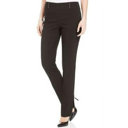 JM Collection Petite Studded Pull-on Pants Various Sizes, Colors Title: PM/ Expresso