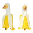 thumbnail image 3 of Peeled Banana Duck Statue Sculpture Outdoor Garden Yard Ornaments Decoration, 3 of 5
