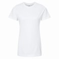 thumbnail image 5 of Tultex Short Sleeve Women's Fine Jersey T-Shirt, Classic Fit Crewneck Tee, White, XL, 5 of 5