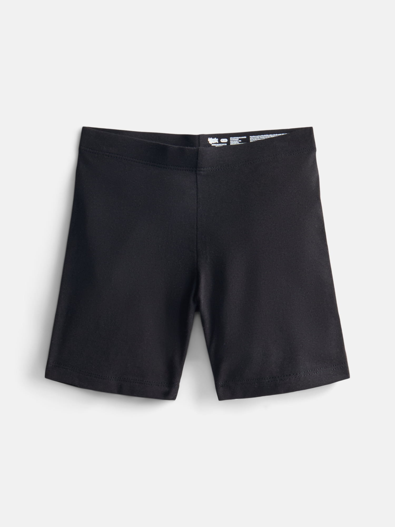 Wonder Nation Girls Bike Shorts, 4-Pack, Sizes 4-18 & Plus