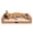 Camel, variant on FurHaven Medium (20"x30") Orthopedic Dog Bed – Textured Plush & Coated Poly Modern Sofa Pet Bed, CertiPUR-US Foam, Removable Washable Cover, Camel