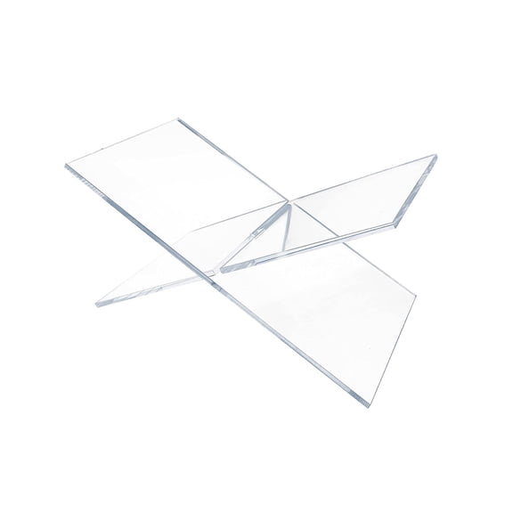 Acrylic Desktop Bookshelf – Transparent Reading Stand for Books, Tablets & Documents, Sleek Modern Design for Home Office