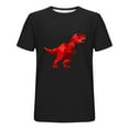 thumbnail image 5 of PNTUTB Men's Fashion Printing Round Neck Casual Short Sleeve Loose Pullover Comfortable Sport T Shirts, 5 of 6
