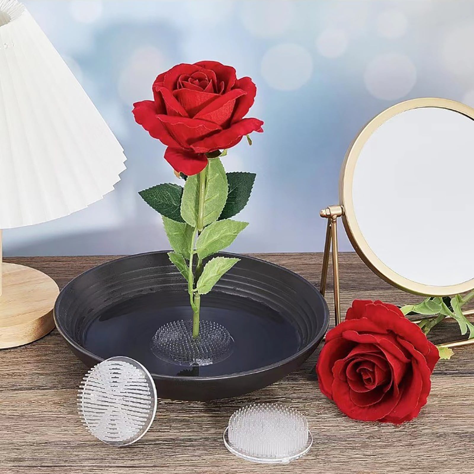 2X Flower Stand Flower Arrangements Holder With Suction Ikebana